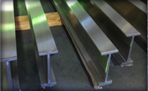 Custom Metal Polishing Services of Stainless Steel I-Beams